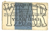 CIU Annual Pass Card 1945
